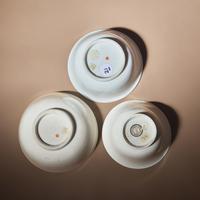 Three Chinese Blanc-de-Chine Porcelain Bowls, 17th-18th Century — 清早中期 德化白瓷碗三隻