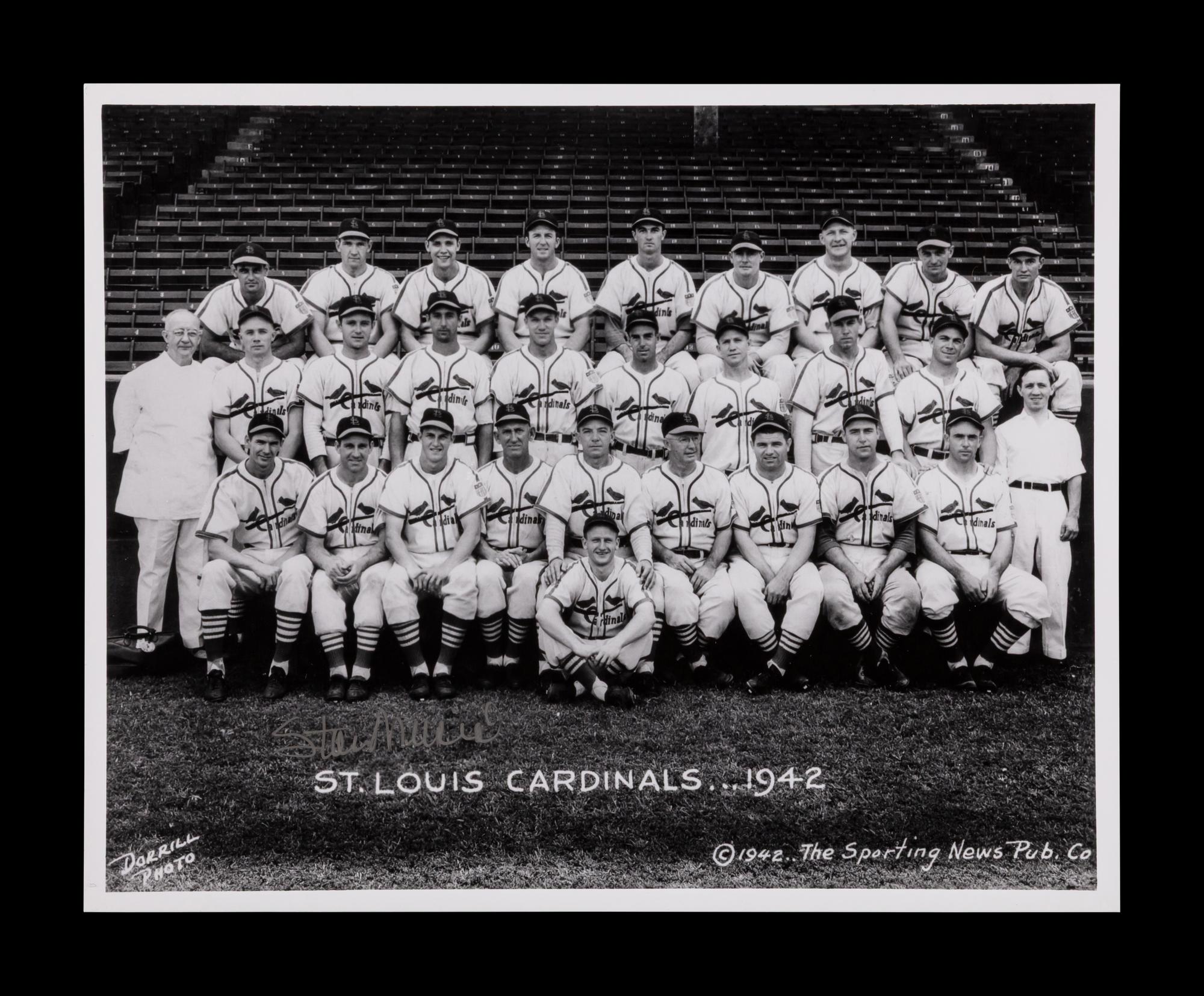 A Collection of Stan Musial Signed Autographs