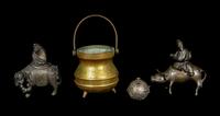 Four Japanese Incense Burners