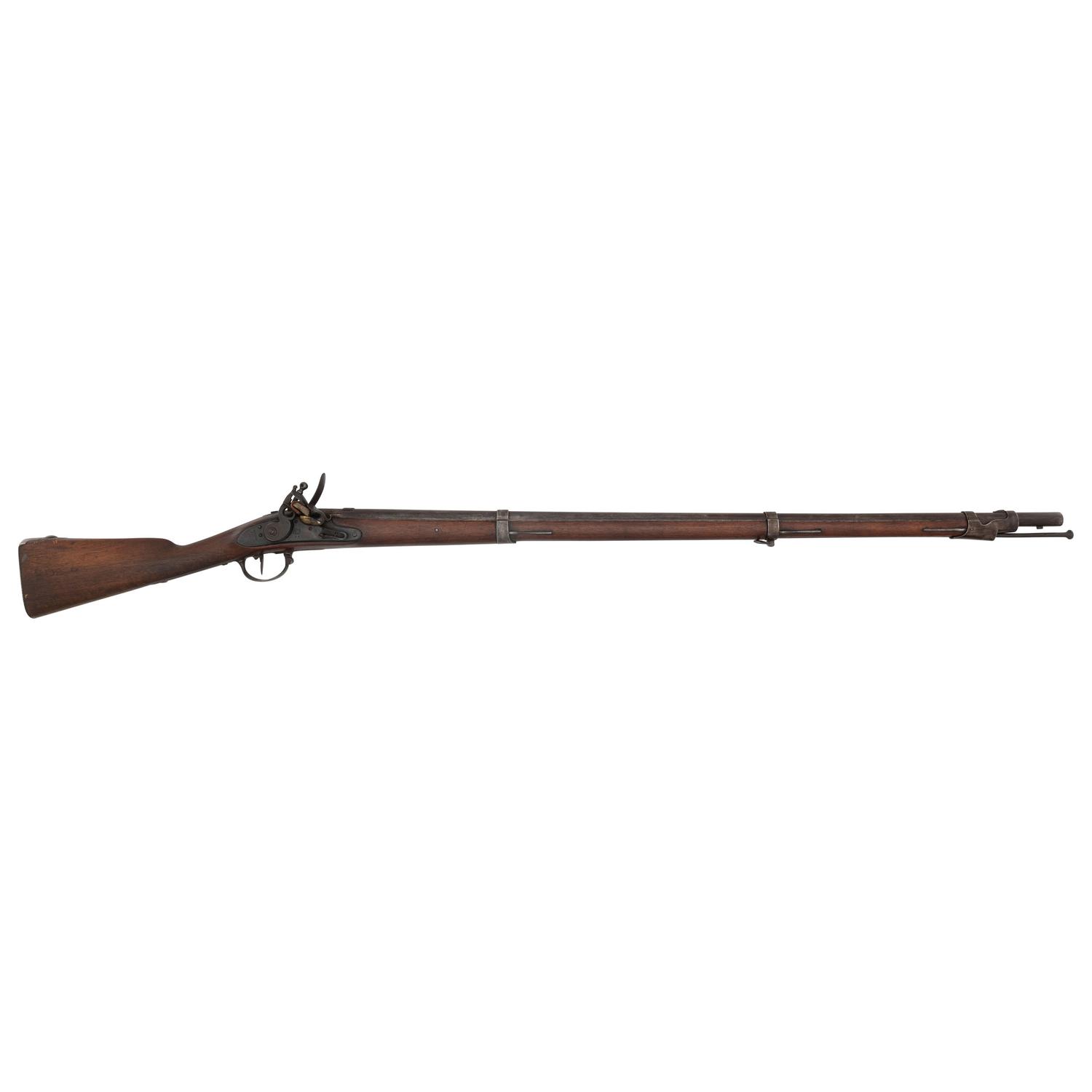 Composite Baden Flintlock Musket with an 1827 Dated US Model 1822 (1816 Type II) Lock