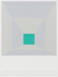 Josef Albers, (American/German, 1888-1976), Josef Albers at the Metropolitan Museum of Art, 1971