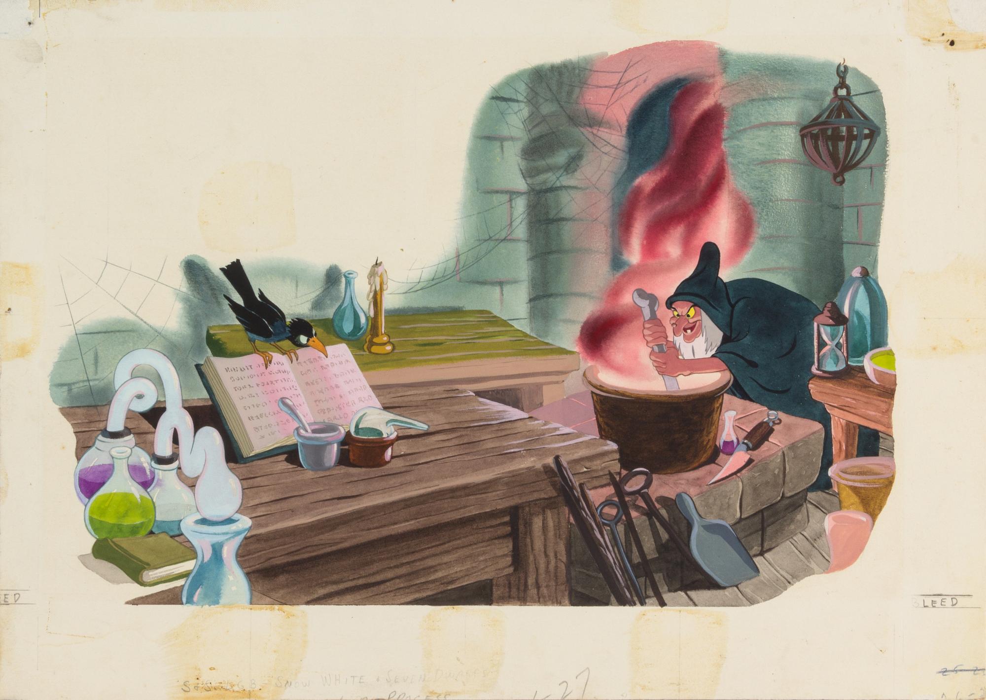 A Collection of Walt Disney Illustration Boards