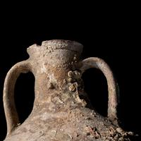 A Roman Terracotta Amphora with Marine Encrustation
