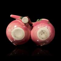 An Unusual "Double Peach" Porcelain Teapot, Seifu Yohei III or IV, Meiji/Taisho Period