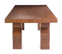 A Contemporary Hardwood Dining Table