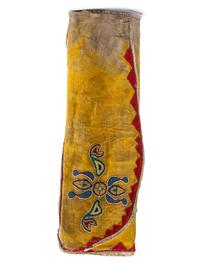 Apsáalooke [Crow] Beaded Hide Legging, Single