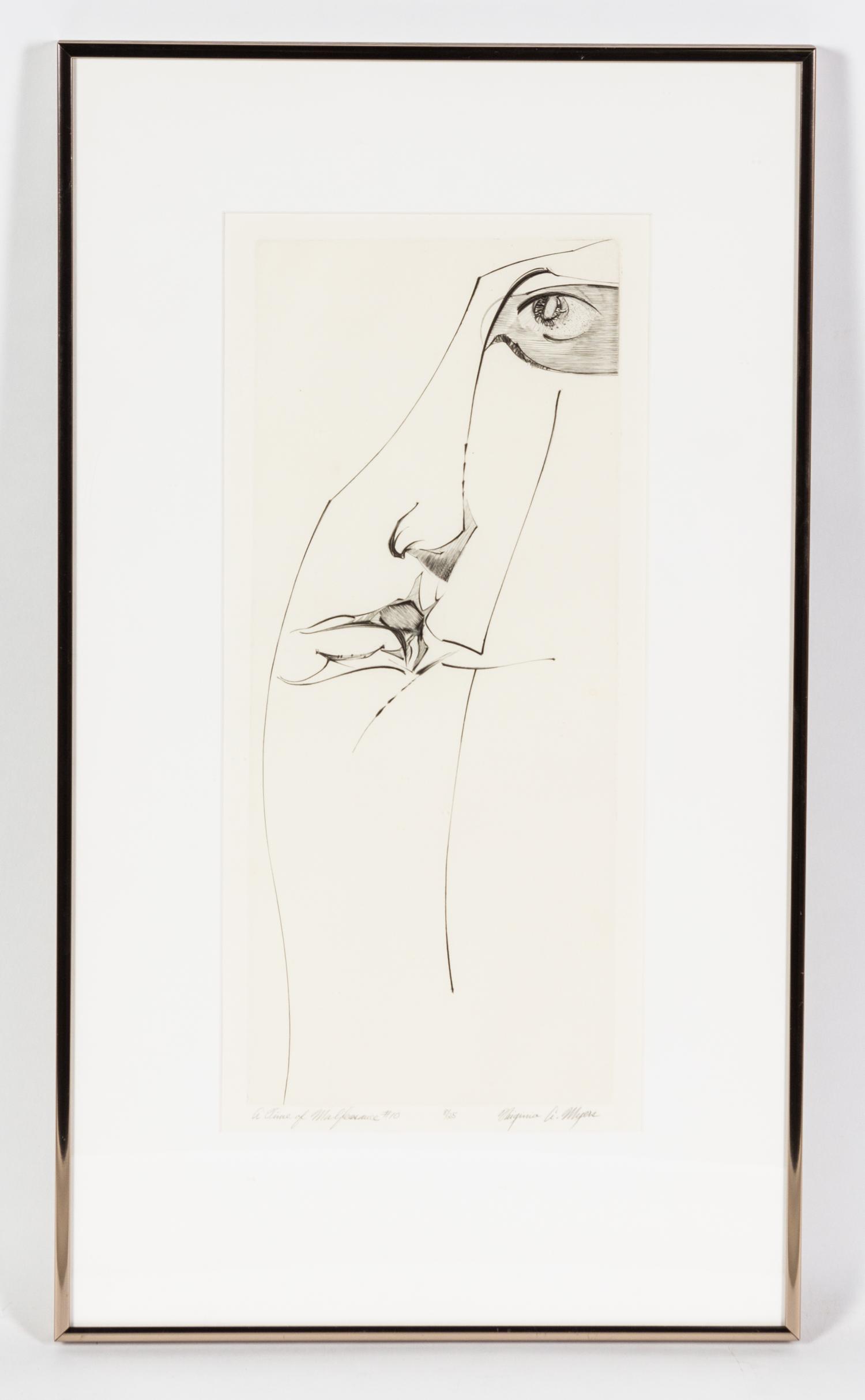 Virginia A. Meyers, (American, b. 1927), Time of Malfeasance, c. 1970 (portfolio of 21)