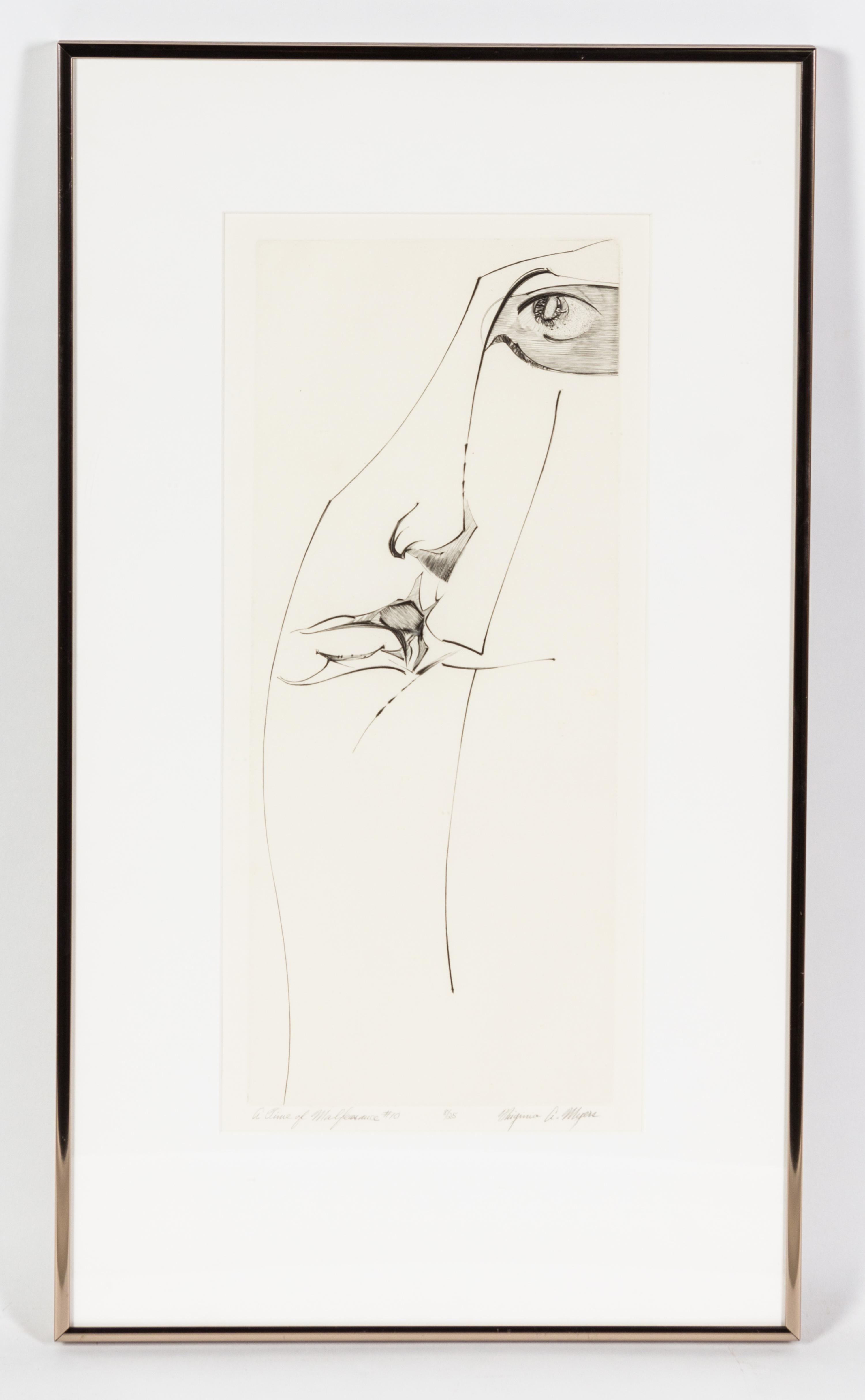 Virginia A. Meyers, (American, b. 1927), Time of Malfeasance, c. 1970 (portfolio of 21)