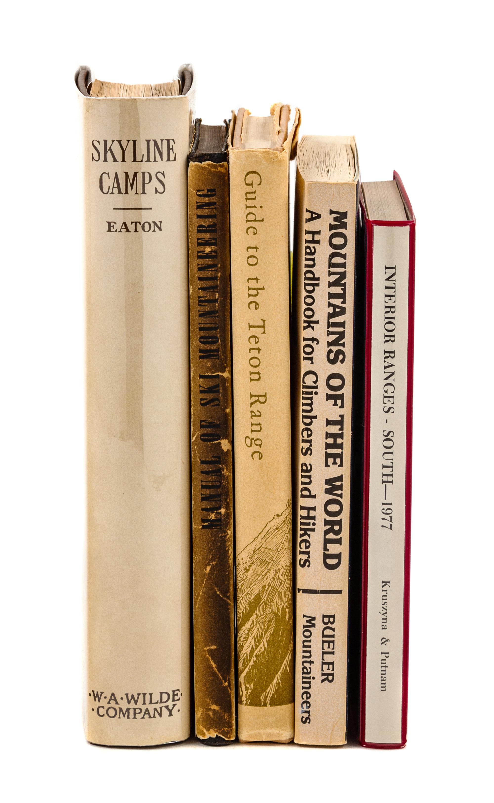 [MOUNTAINEERING - MAPS AND GUIDEBOOKS]. A group of 29 works, including: