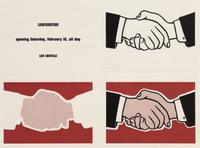 Roy Lichtenstein, (American, 1923-1997), Castelli Handshake Poster, 1962