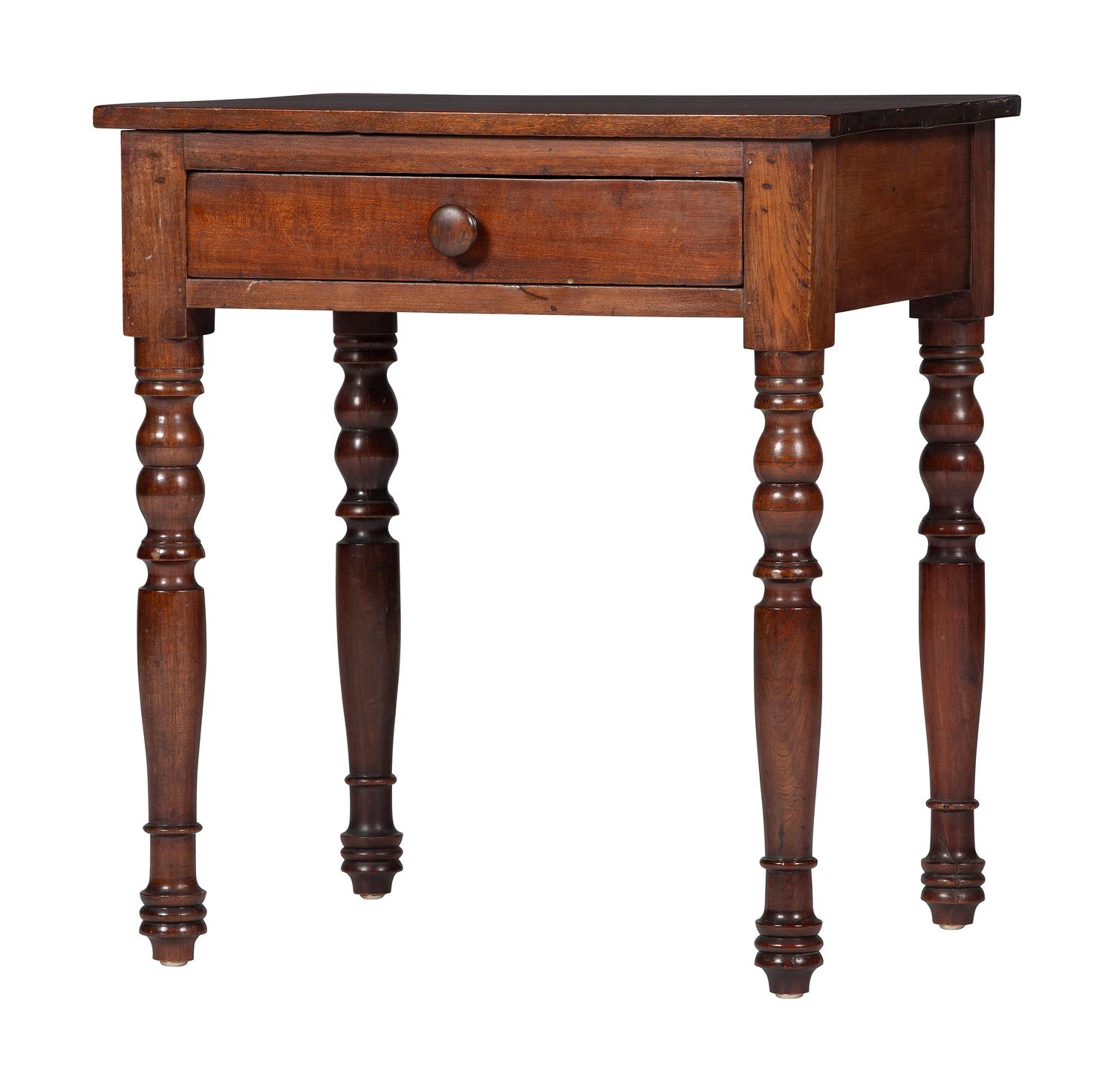 A One-Drawer Cherry Work Table