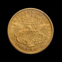 A United States 1872-CC Liberty Head $20 Gold Coin