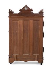 A Renaissance Revival Carved and Burl Walnut Wooton Desk