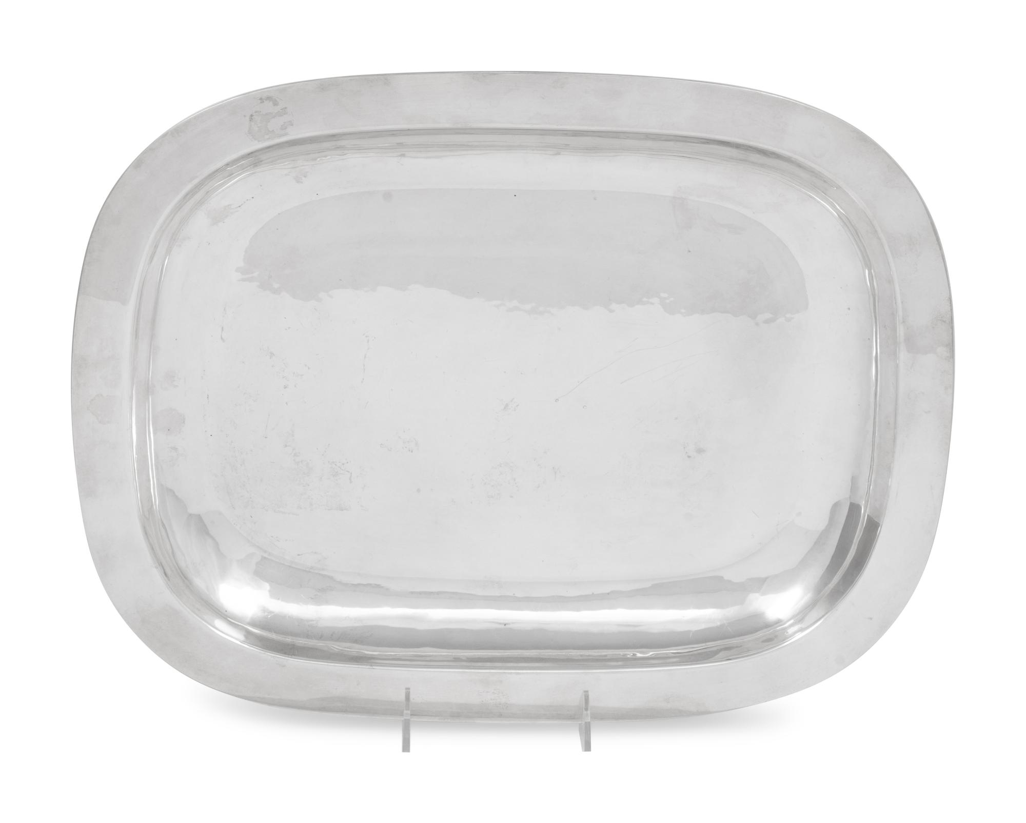 A Porter Blanchard Silver Serving Dish