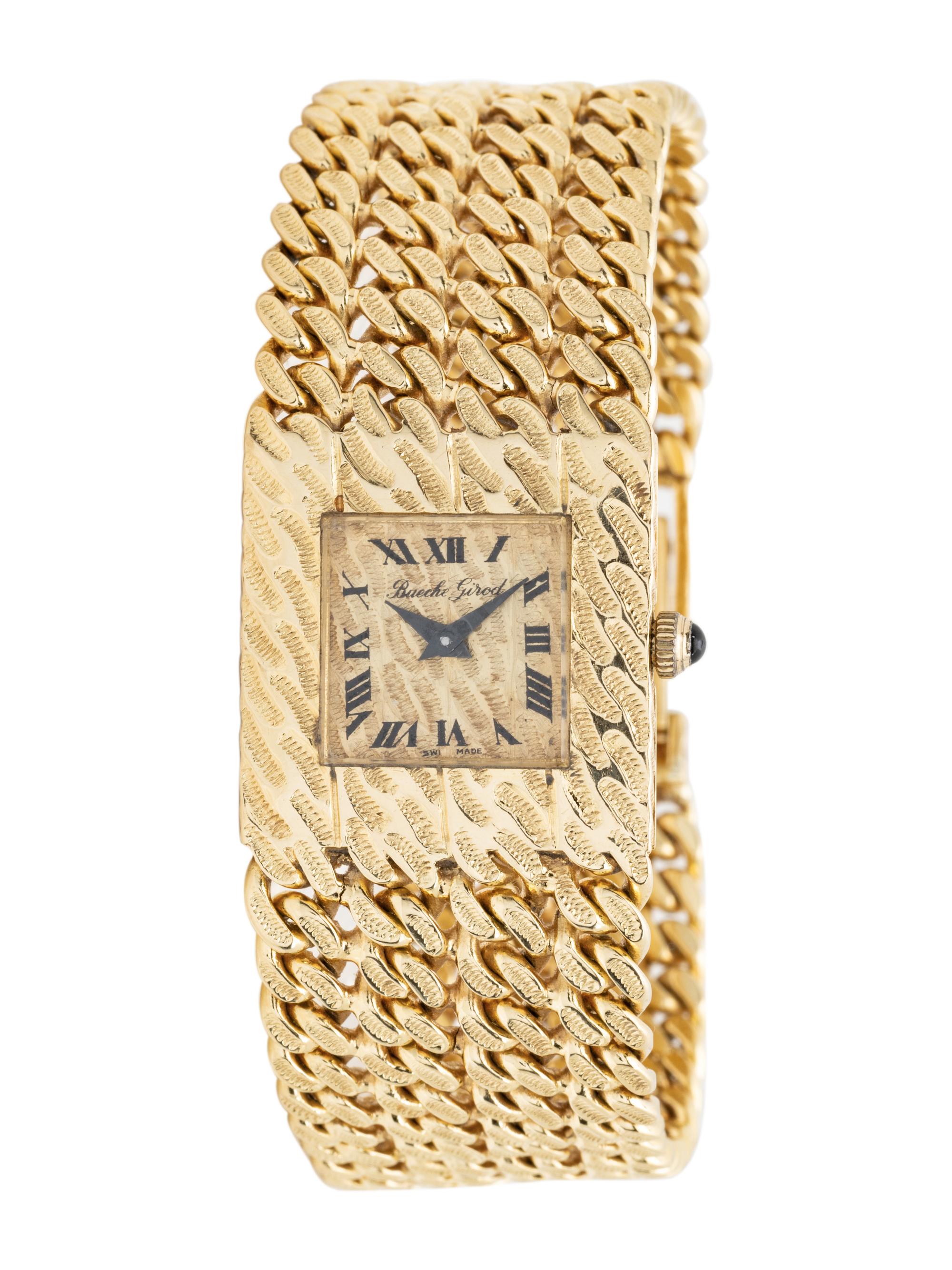 BUECHE GIROD, 18K YELLOW GOLD WATCH