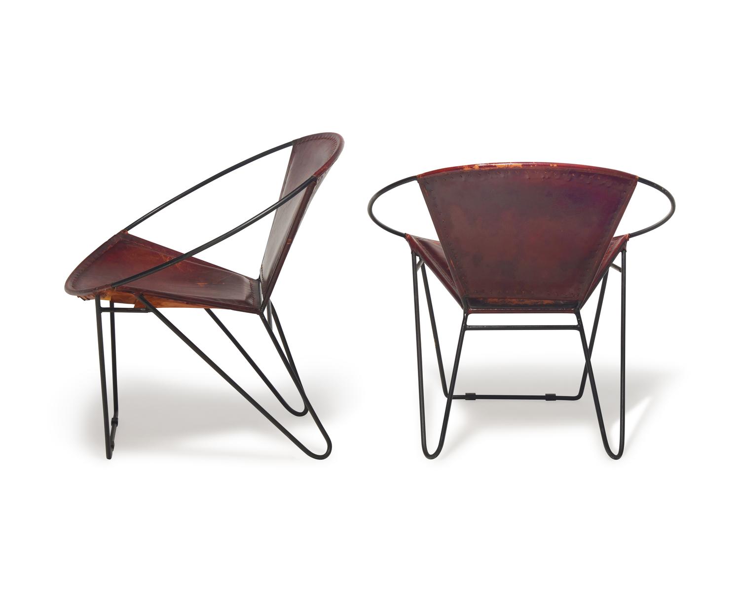 Pair of Hoop Chairs for Riley Wolff c. 1950