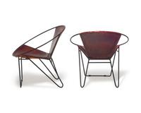 Pair of Hoop Chairs for Riley Wolff c. 1950