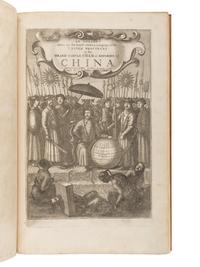 OGILBY, John (1600-1676), translator. NIEUHOFF, Jan (1640-1672). An Embassy from the East-India Company of the United Provinces, to the Grand Tartar Cham Emperour of China . London: John Macock, 1669.