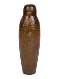 Maple Leaves and Moth vase, c. 1904