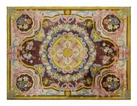 A Savonnerie Style Wool Rug