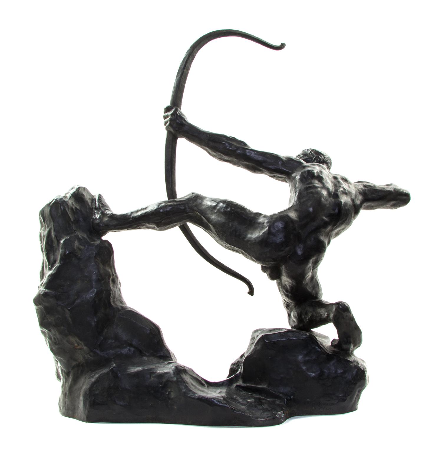 Emile Antoine Bourdelle, (French, 1861-1929), Herakles, archer