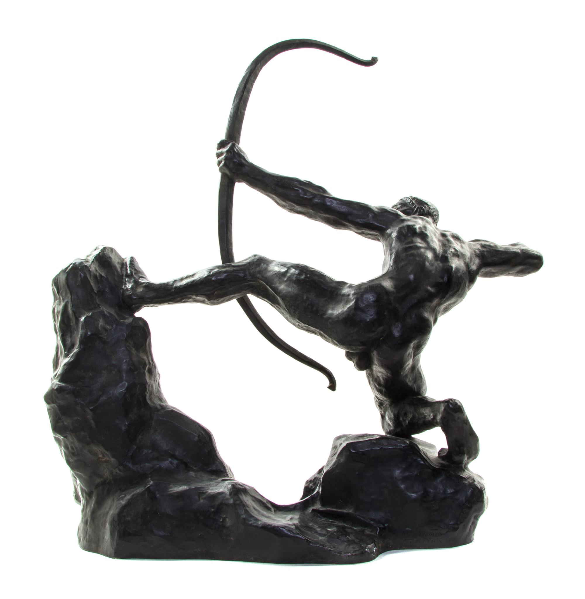 Emile Antoine Bourdelle, (French, 1861-1929), Herakles, archer