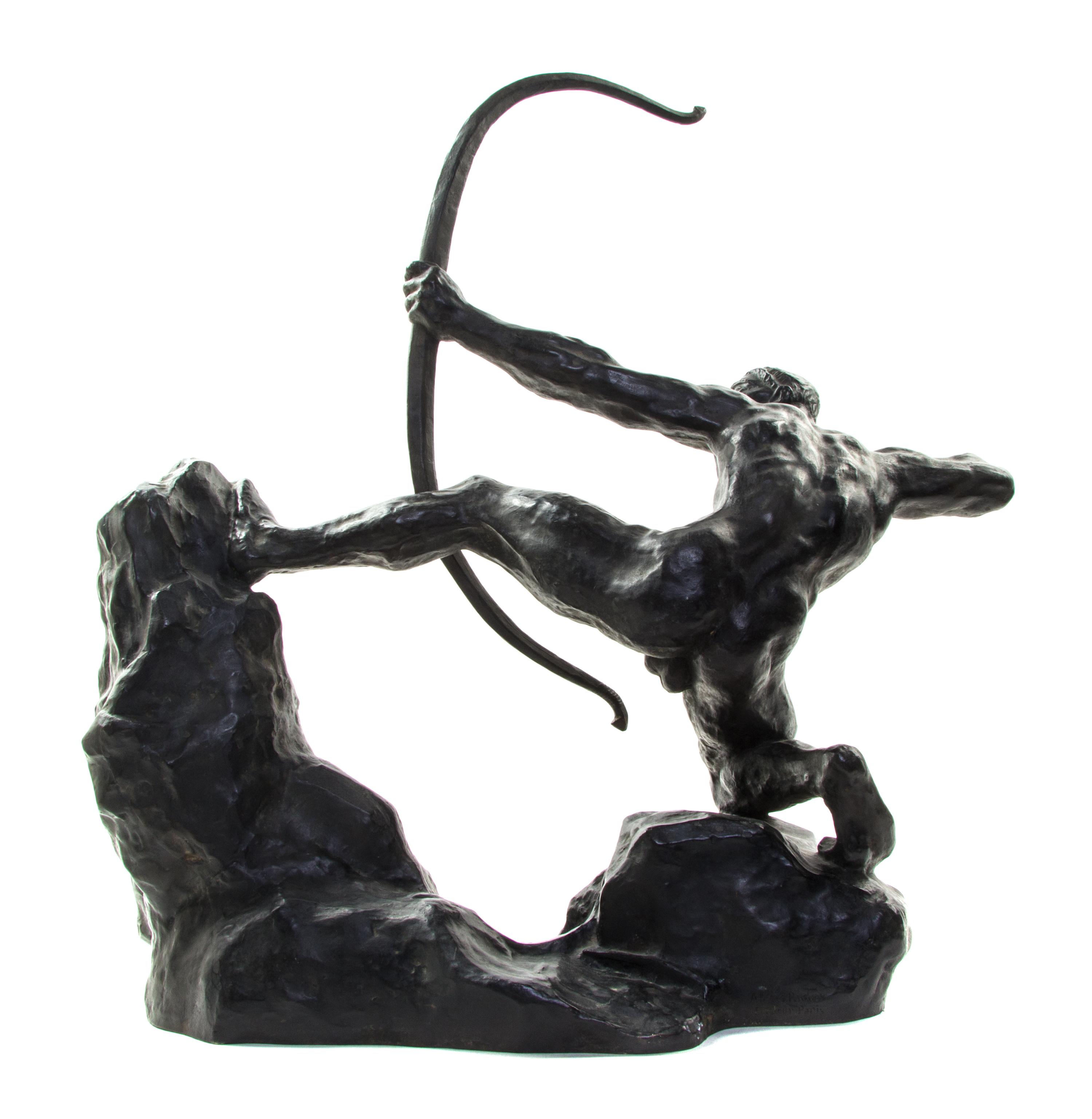 Emile Antoine Bourdelle, (French, 1861-1929), Herakles, archer