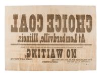 [ADVERTISING]. A group of 19th-century broadsides, handbills, and other advertising-elated ephemera.