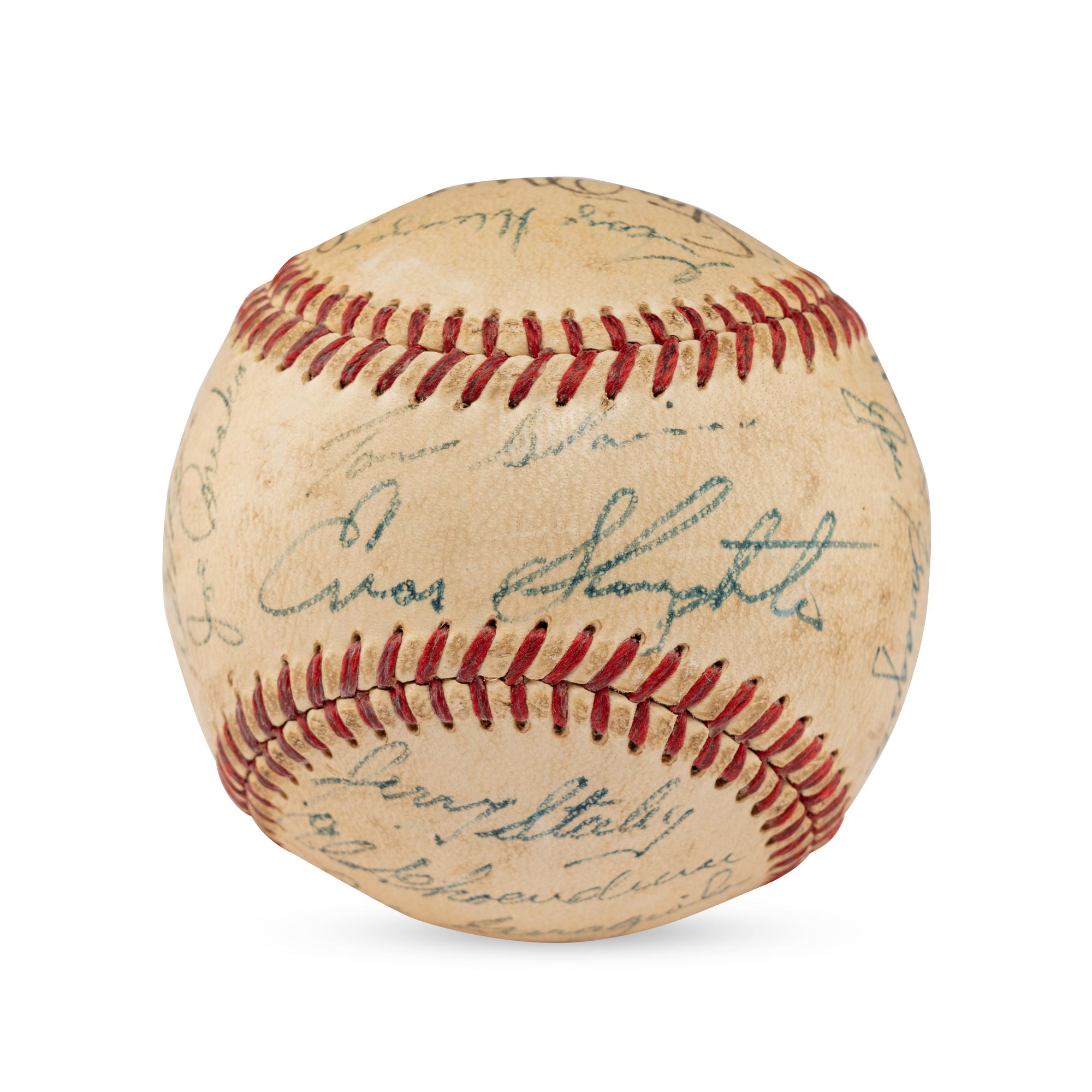 A 1951 St. Louis Cardinals Team Signed Autograph Baseball