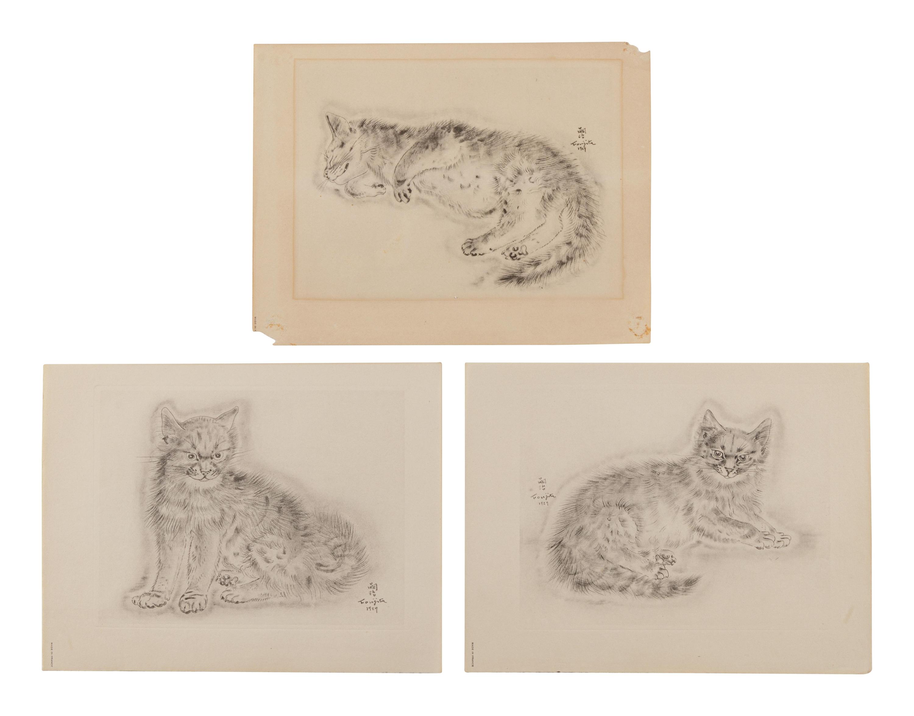 A group of nineteen prints (from A Book of Cats )