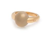 POMELLATO, YELLOW GOLD AND MOONSTONE RING