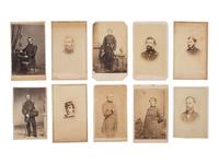[CIVIL WAR - WESTERN THEATER]. A group of 20 CDVs of Union generals and officers, incl. Sherman, Halleck, Sturgis, & Lyon.