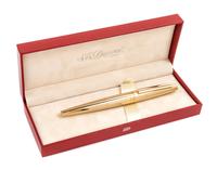 An S.T. Dupont Gold-Plated Ellipsis Fountain Pen