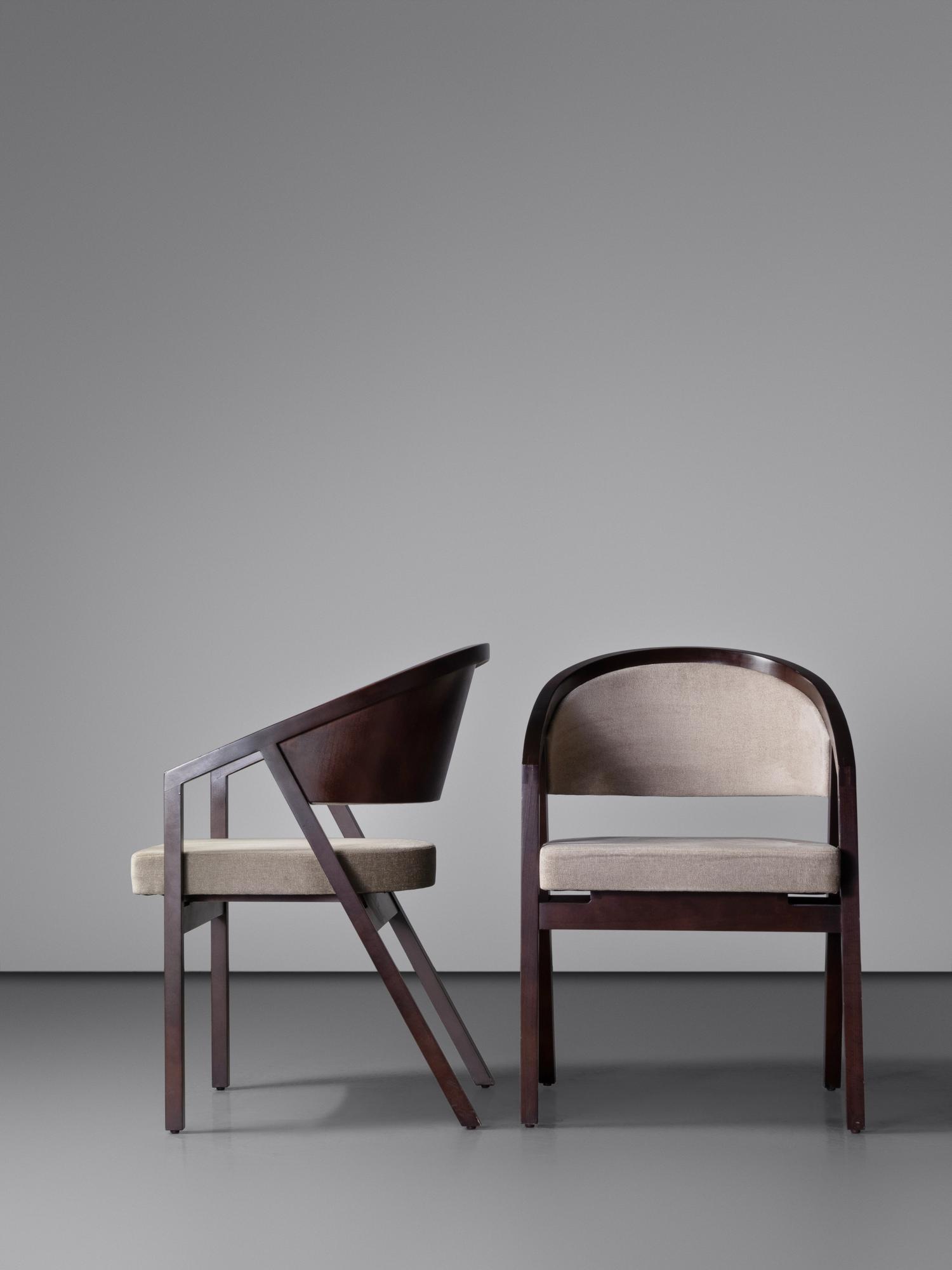 Set of Eight Shelton Mindel Side Chairs , Knoll, USA