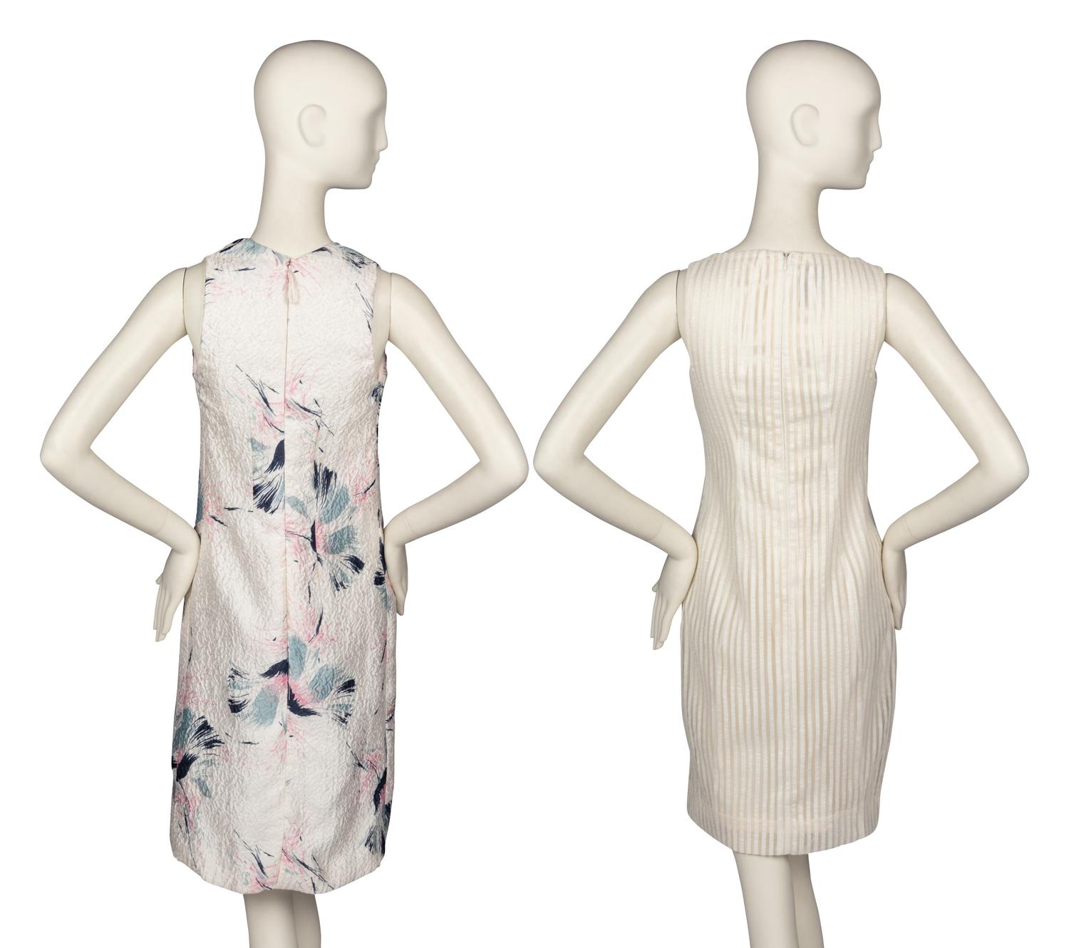 Two Designer Dresses: Giorgio Armani Black Label and AKRIS