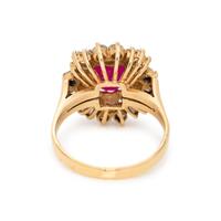 RUBY AND DIAMOND RING