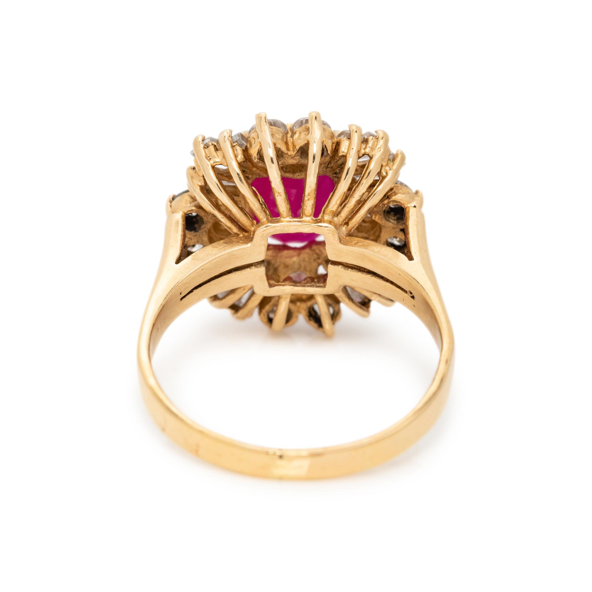 RUBY AND DIAMOND RING