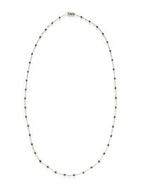 COLLECTION OF DIAMOND AND BLACK DIAMOND NECKLACES