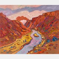 Red Cloud Over the Gorge , 1983