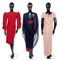 Three Designer Dresses: One Sonia Rykiel, One Pauline Trigere, and One Carol Peretz, 1980s