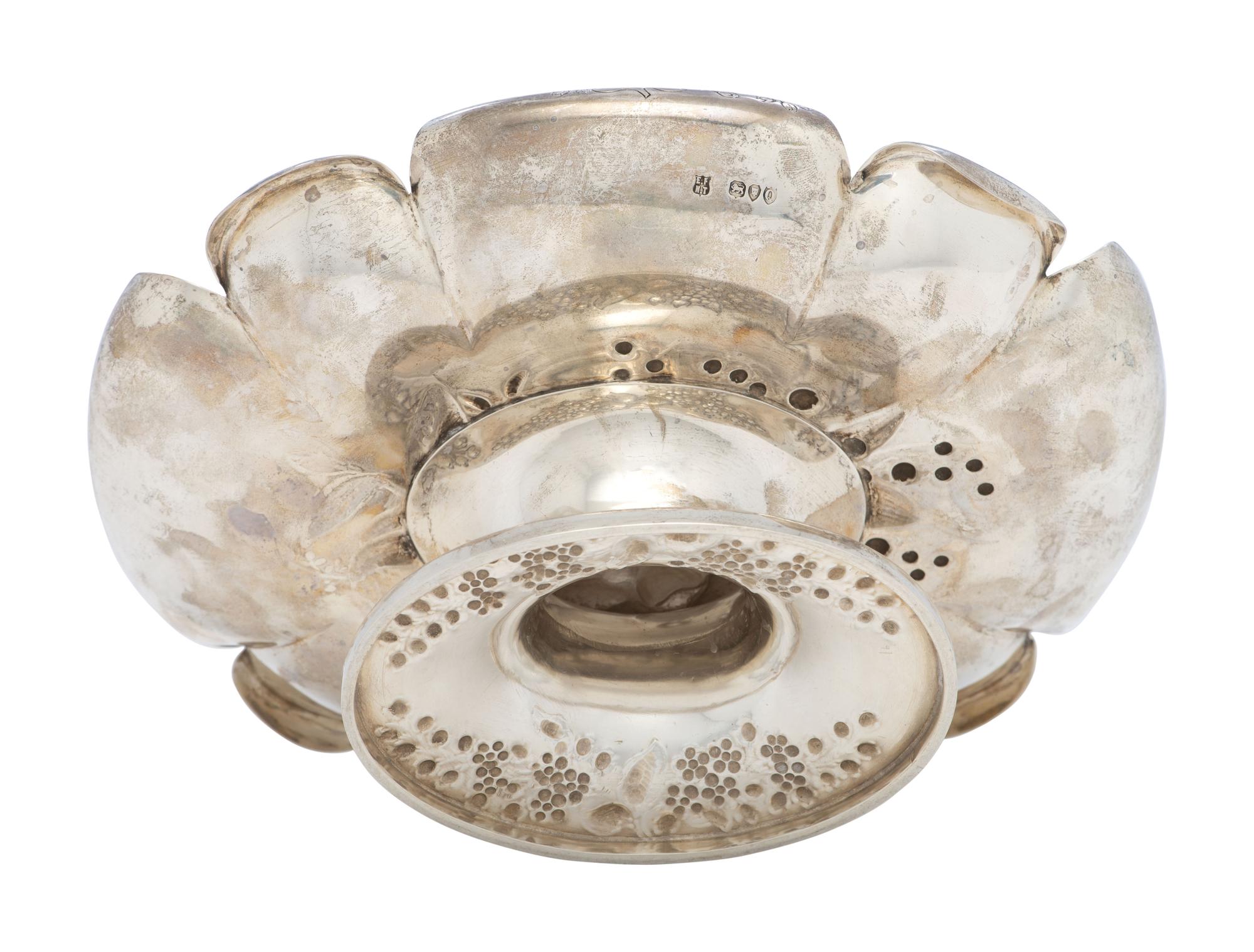 A Victorian Silver Footed Bowl