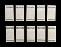 A Complete Set of 50 1938 Churchman Boxing Personalities Cards,