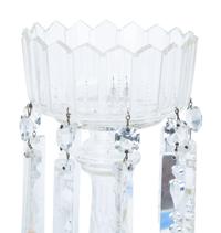 Two Pairs of Cut Glass Girandoles — 19TH CENTURY