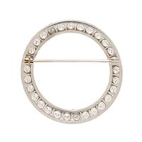 DIAMOND CIRCLE BROOCH