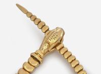 An 18K Yellow Gold Elsa Peretti Necklace and Earrings Suite Elsa Peretti for Tiffany & Co.