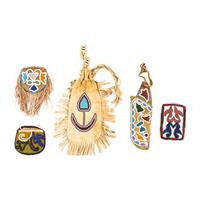 Plains and Prairie Beaded Hide Bags