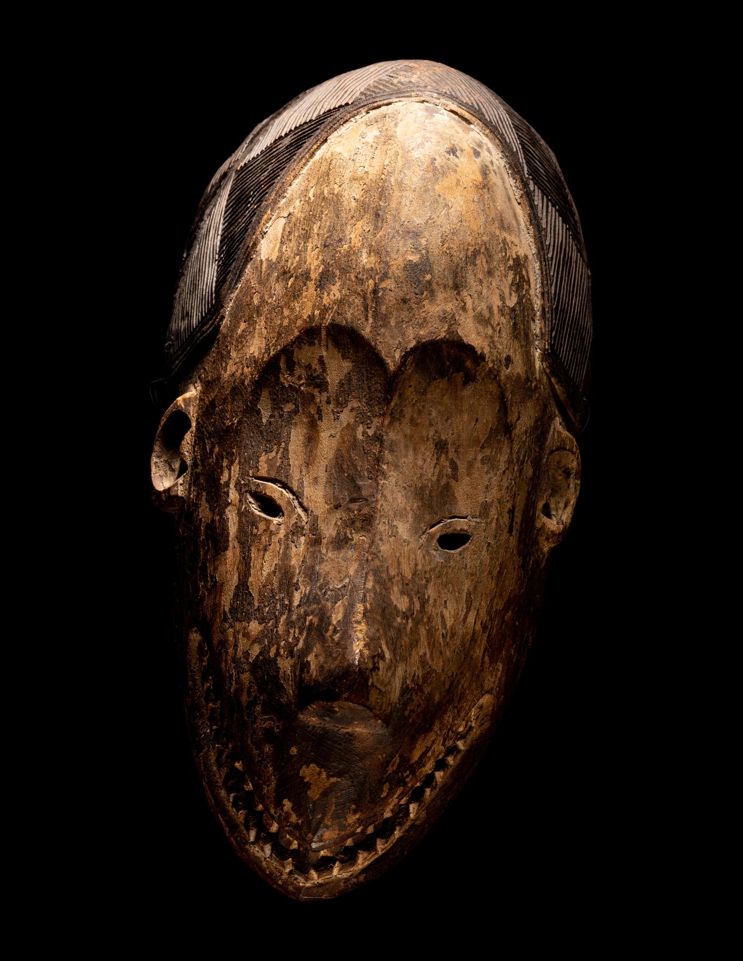A Bamana Kore Society Wood Mask