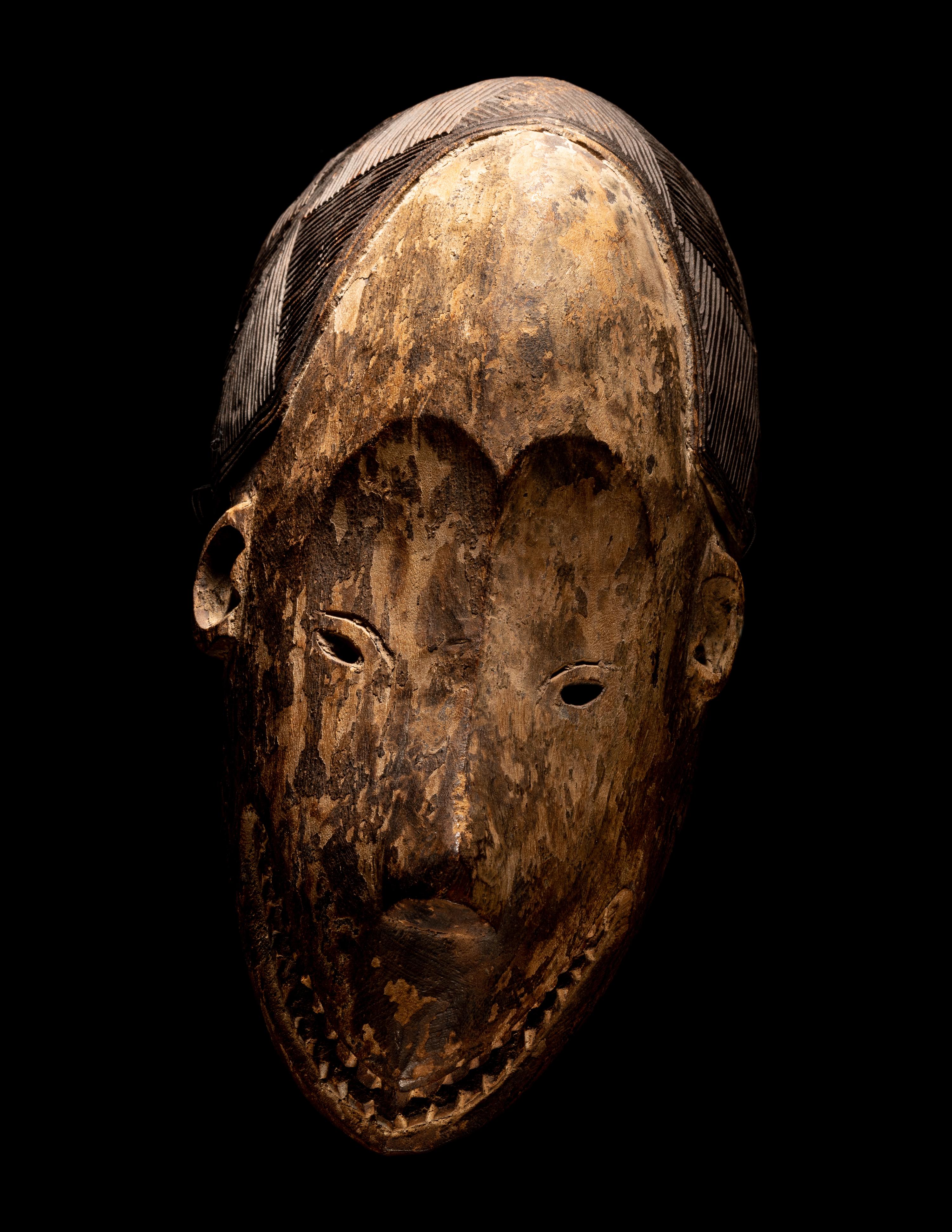 A Bamana Kore Society Wood Mask