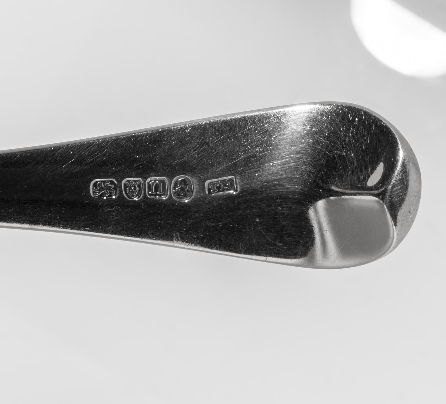A Group of Three George III Silver Flatware Serving Items