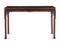 A Chinese Carved Hardwood Altar Table